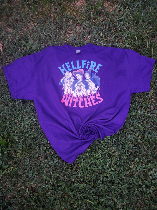 2x Purple Hellfire Witches Tee RTS